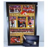 Team Canada Framed Poster Board 27.5'Wx40'H &
