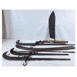 Vintage Gun Cleaning Pole, Beam Scales, Cradle