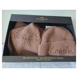 Coach Beanie Hat & Scarf Set original Box