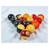 15 Pool Balls