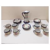 Vintage Asian Hand Painted Porcline Dishes