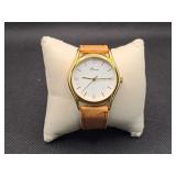 Windup Men's Wristwatch 'Premia' w/Leather Band -