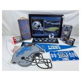 Detroit Lions Collectible Lot - Felt Pennants,
