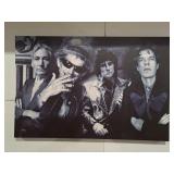 Rolling Stones Canvas Print - 35.5'Wx23.5'H