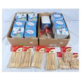 Kronenbourg coasters & bamboo skewers