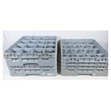 Trio of Cambro Camrack Glass Racks