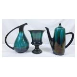 Blue Mountain Pottery Coffee Pot, Water Carafe &