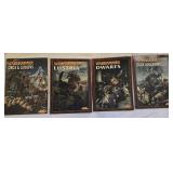 4 Warhammer Codes books: Orcs & Goblins, Lustria,