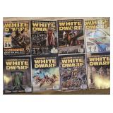 8 issues of White Dwarf Magazine. Issues 4, 6, 7,