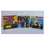 Trio of Vintage Sesame Street Records