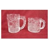 Pair of 1995 McDonald's Batman Forever Embossed