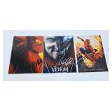 Print Copies of Autographed Spider Man & Venom
