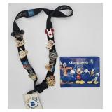 9 Disney Collectible Disney World Trading Pins on