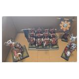 Painted Warhammer models. Set of 15 completed