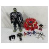 Collection Of Marvel and DC Action Figures