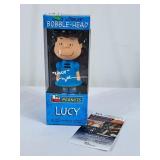 Autographed Peanuts Funko Wacky Wobbler Bobble