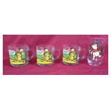 Trio Of McDonalds Garfield Mugs and 1 Sears