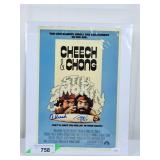 Autographed Cheech & Chong Still Smokin Poster -