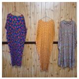 Vintage Pleated Kaftan's & Mumu - One Size