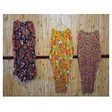 Vintage Pleated Kaftan's & Mumu - One Size