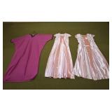Vintage Satin Nightgown's & Hot Pink Mumu Dress