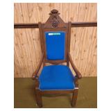 Lead Bishop's Renaissance Revival Throne Chair