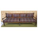 Unique Solid Wood pillow top bench.