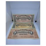 1915 Chihuahua, Mexico Cinco Pesos Bill, Diez