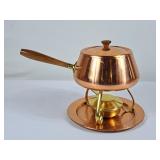 Vintage Copper & Brass Tagus Fondue Pot