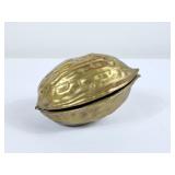 Vintage Solid Brass Nut Shaped Nutcracker