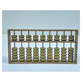 Vintage Solid Brass Abacus