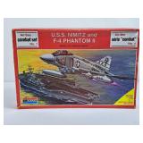 U.S.S. Nimitz & F-4 Phantom II Model Kit
