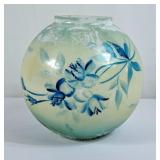 Vintage Hand Painted Light Globe
