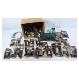 Challenger sockets, u bolts, welding googles,