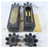 Pair of vintage lanterns. Missing 1 glass panel
