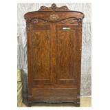 Very Large Vintage Wooden Wardrobe
