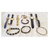 Collection of watches and bracelets. Lotus,