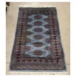 Lovely blue 64" entrance carpet