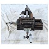 Cross slide drill press vise