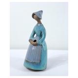 Vintage Stoneware Jie Gantofta Swedish "Flower