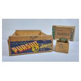 Vintage Fruit Craye, Cigar Box & Hygiea Crayon