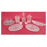 Assortment of Vintage Cut Glassware