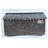 Metal mail box. Great DIY to make it your own