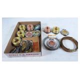Assorted brass, copper, & steel wire
