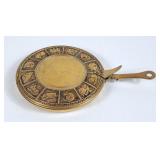 Vintage Brass Chinese Zodiac Silent Butler