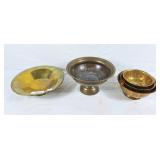 Decorative brass bowls / planters