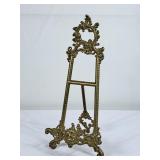 Ornate Brass Art/Book Holder - 15"H