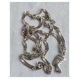 925 Sterling Silver 26" Necklace