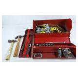 Tool box with various tools! Sockets, hammers,
