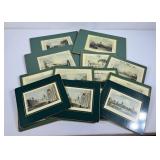 London, England Themed Board Place Mats